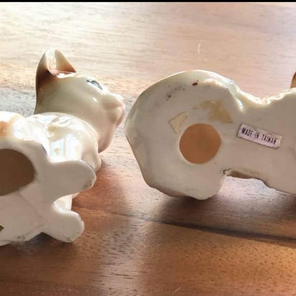 Tabby Cat/Kitten Bone China Figurines (2) Vintage,Made In Taiwan - Picture 6 of 10
